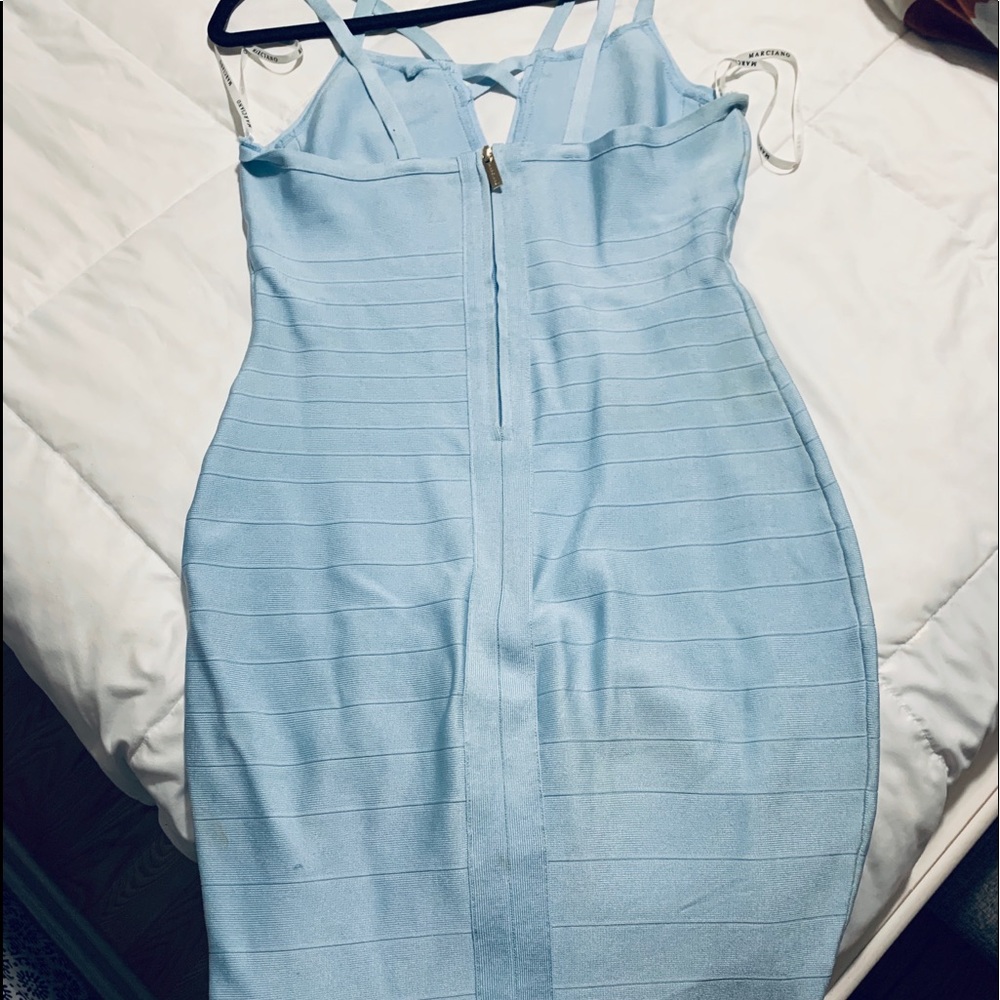 Midi baby blue dress
